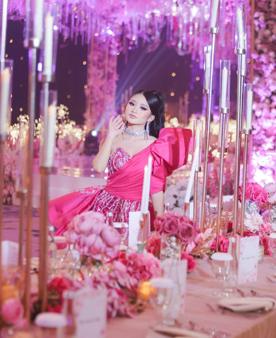 Sweet Seventeen pink florals theme by Eternity EO