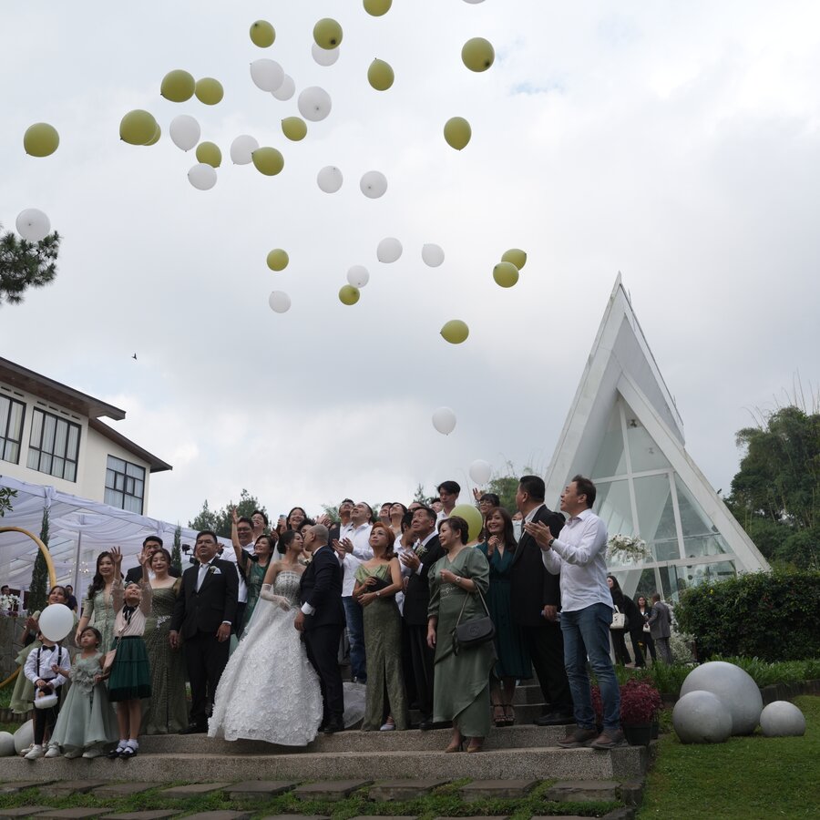 Outdoor wedding ceremony by Eternity EO